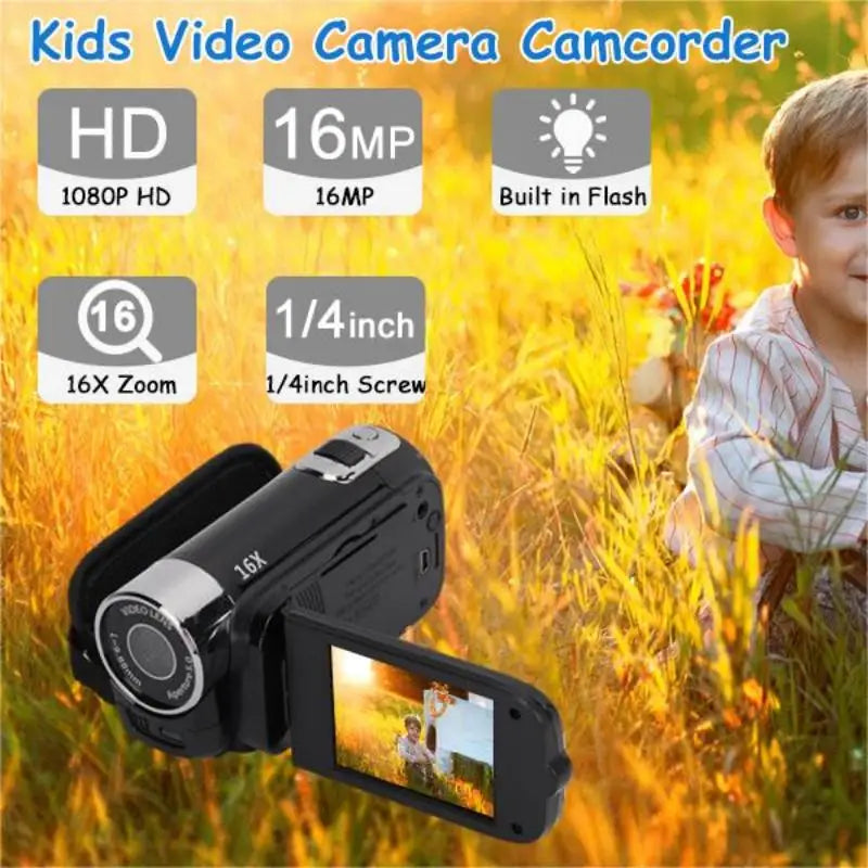 Video Camera Camcorder Full HD 4K 48MP Camera Recorder 270°