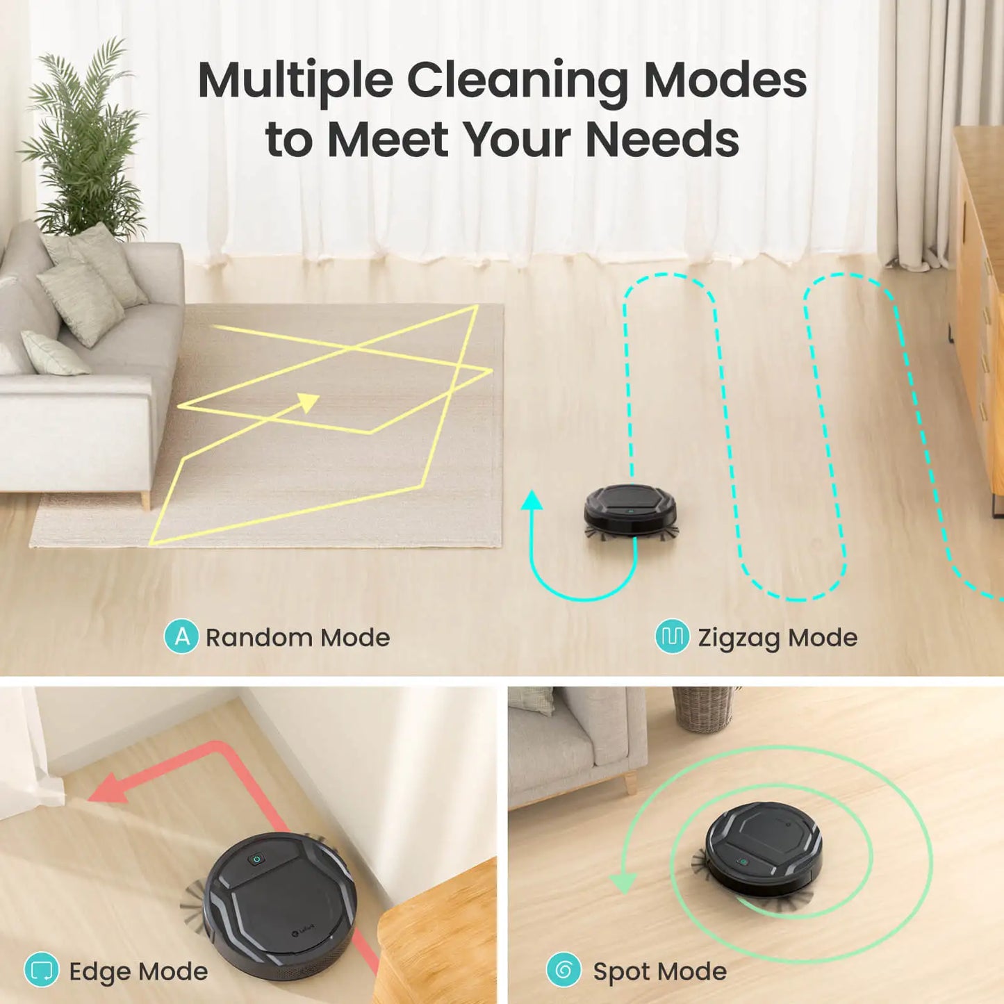 M210Pro Robot Vacuum Cleaner Suck and Sweep 2-in-1