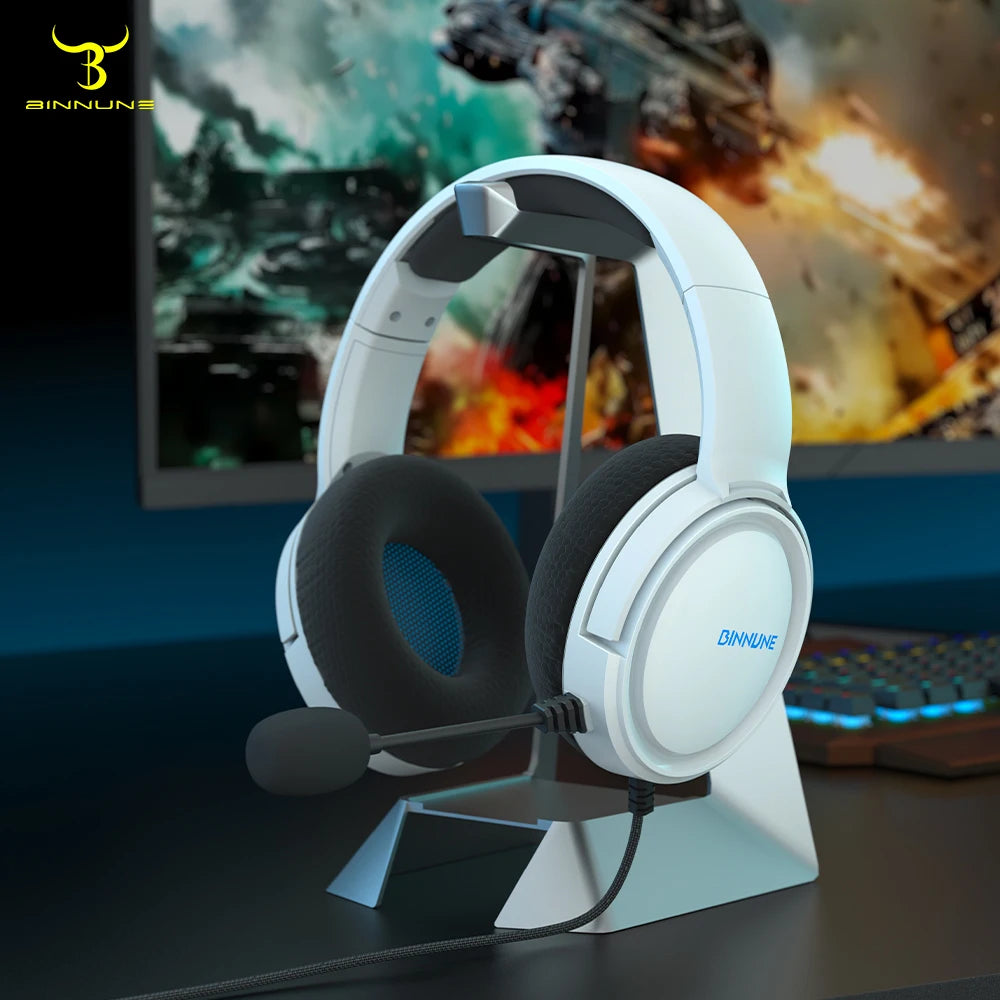 Gaming Headset with Mic for PS4 PS5 Xbox Series X|S Xbox One PC Switch
