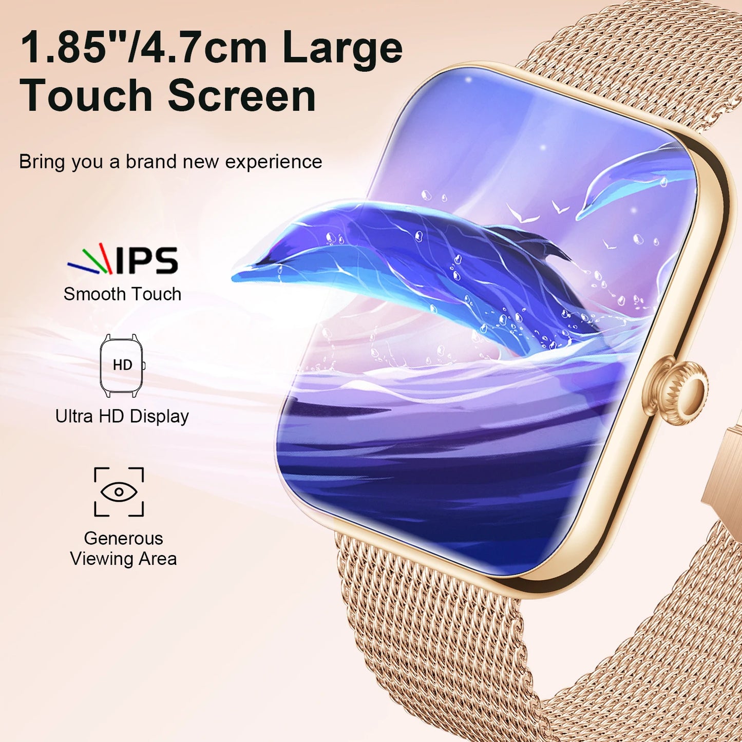 Smart Watch for Women/Men (Answer/Make Calls)Fitness Tracker