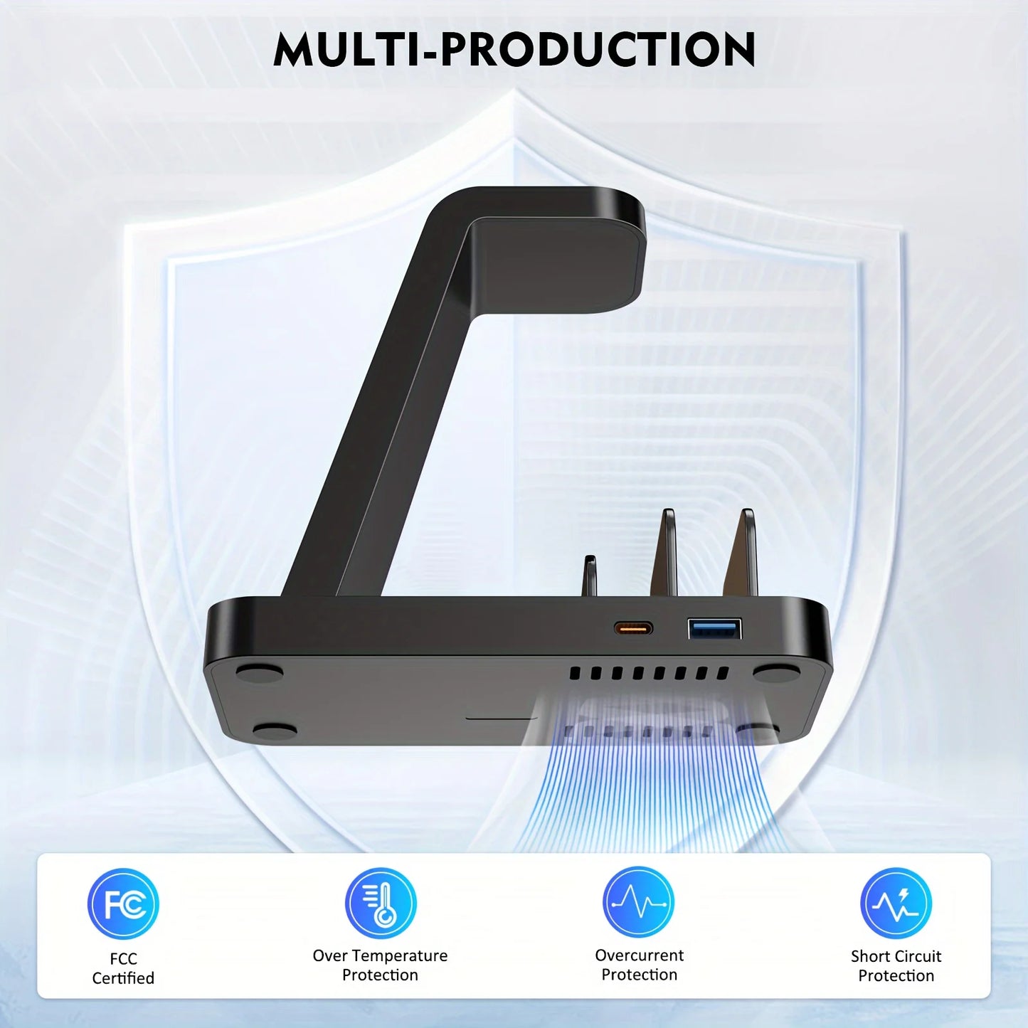 5-in-1 Fast Wireless Charging Station for Multiple Devices for iPhone