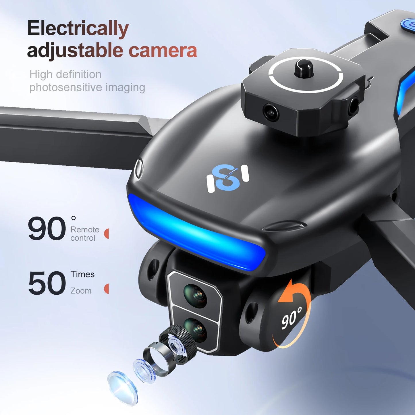 GPS Drone 4K Camera 40Min Flight Time 2 Batteries 5G Transmission