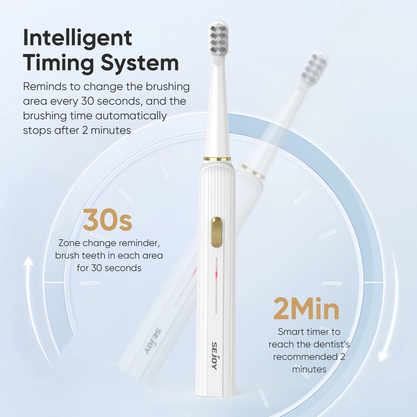 Electric Toothbrush with 12 Brush Heads, Sonic Electric Tooth brush