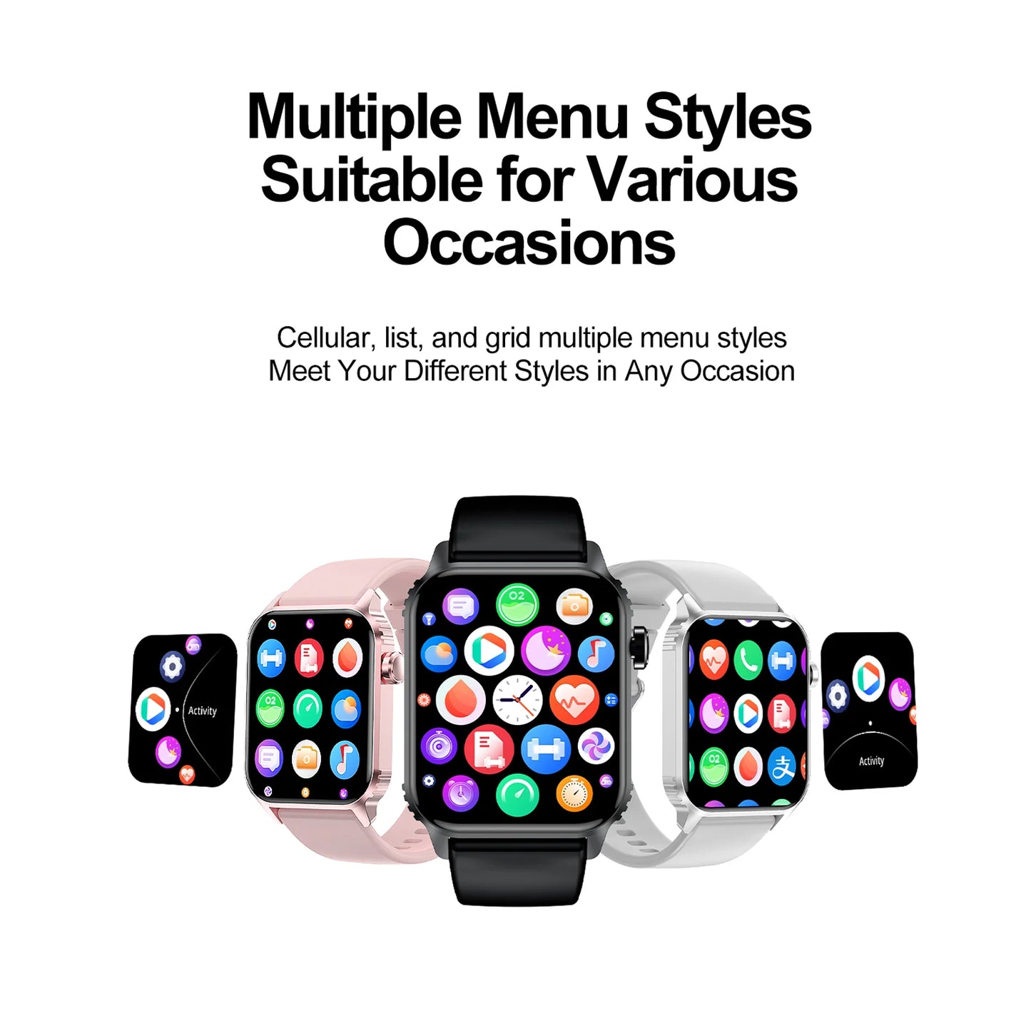 Smart Watch, 1.85"Smartwatch for Men Women Fitness Tracker with 100+ Sport Modes,