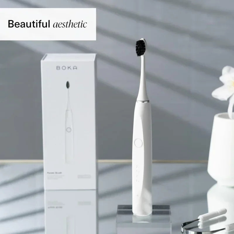 Electric Toothbrush for Adults w/2 Heads-Rechargeable Sonic
