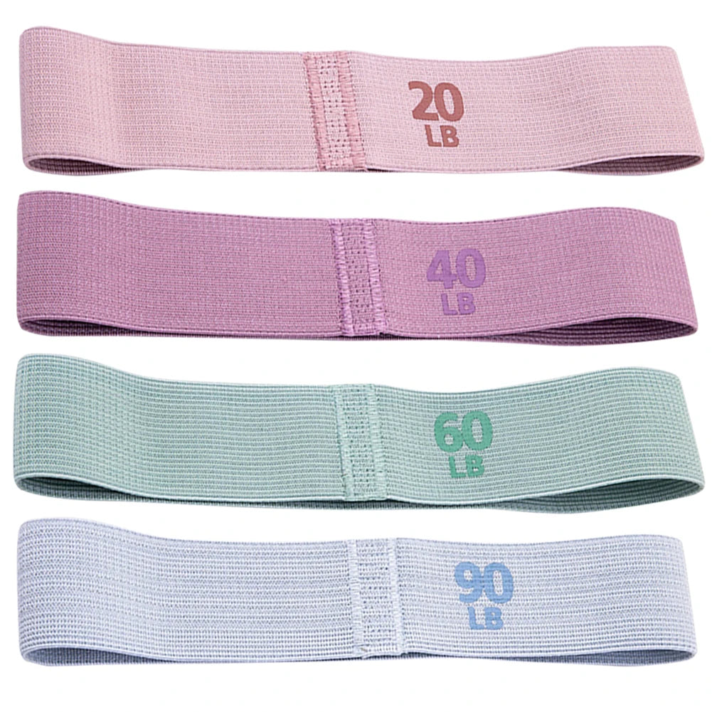 Hip Resistance Bands Anti-Slip Stretch Fitness Strips Portable Glute Thigh