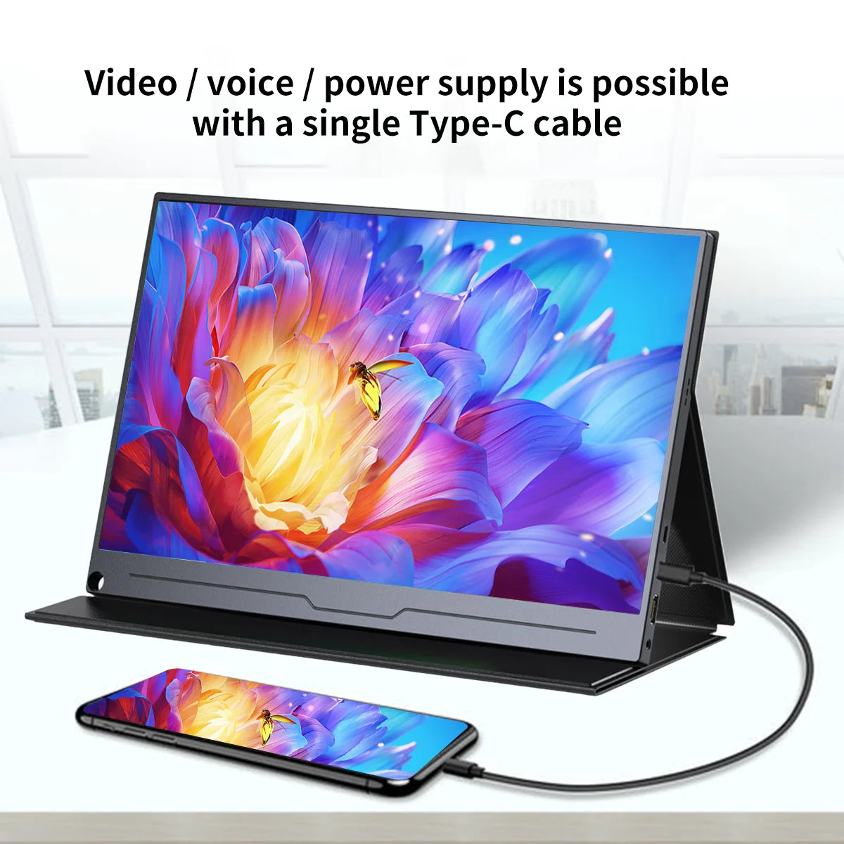 13.3 inch 2560x1600p 2.5K Portable Monitor Display for Gaming Laptop