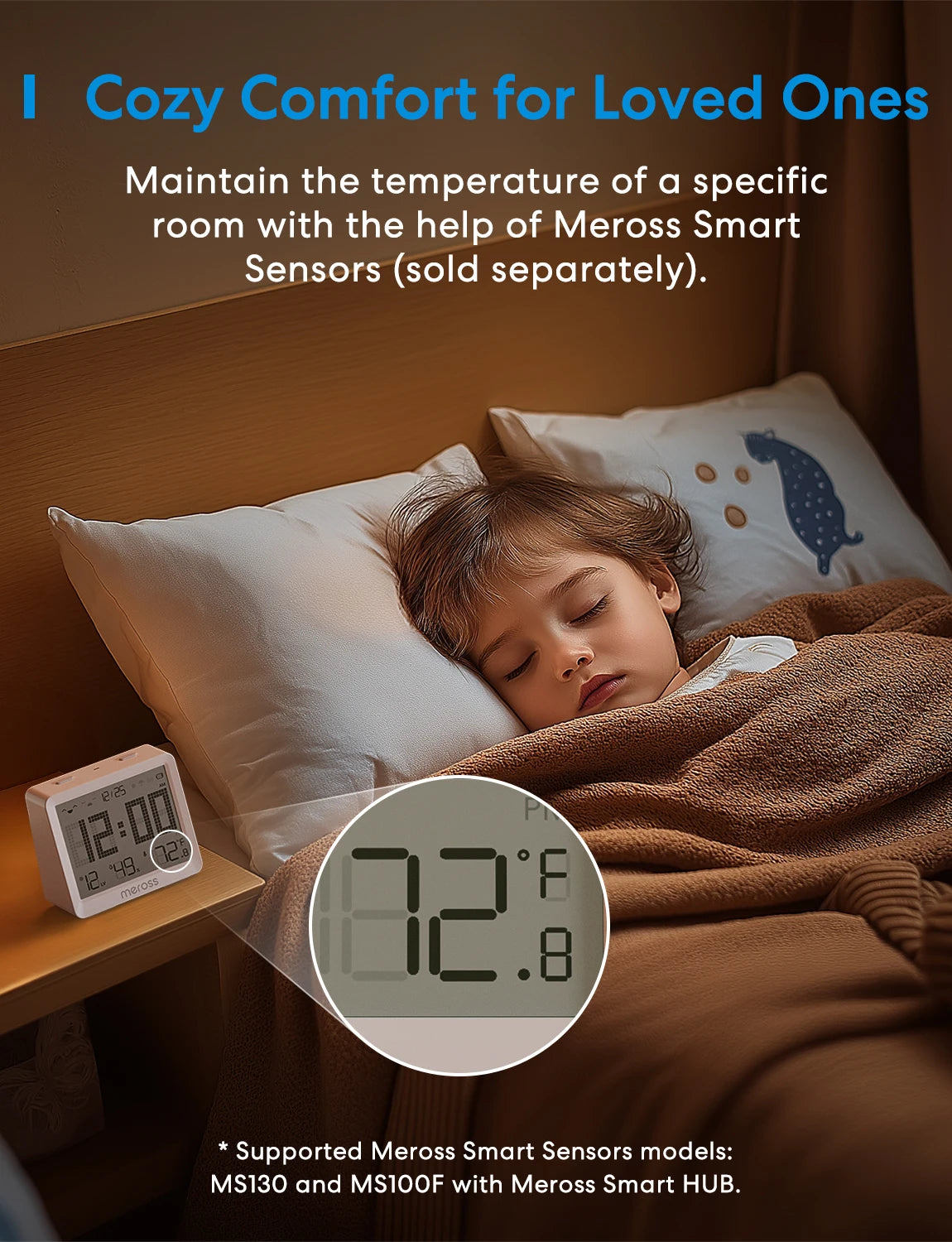 Smart US Wi-Fi Thermostat Compatible with 95% heating and cooling systems Work with Alexa