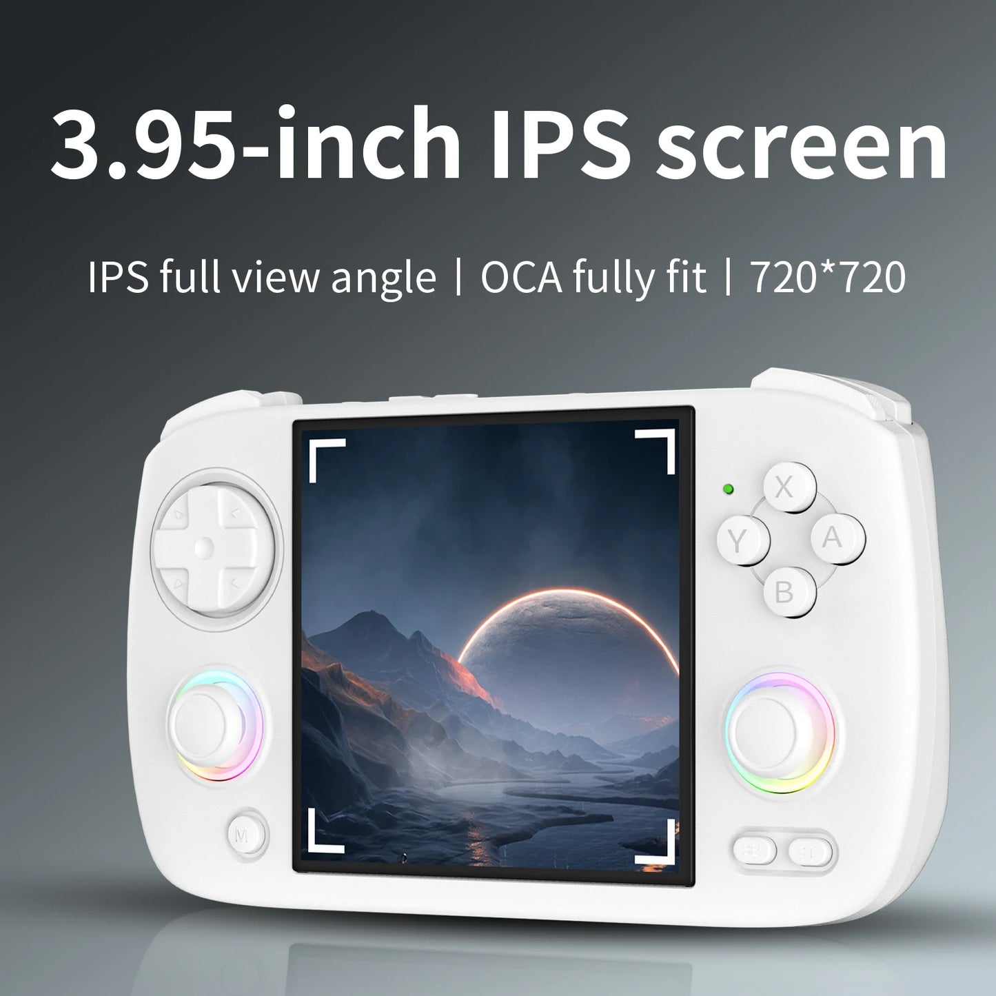 ANBERNIC RG Cubexx Handheld Game Console 3.95" IPS Screen 64 Bit Linux System H700 Retro Video Gaming Supports 5G WiFi Bluetooth