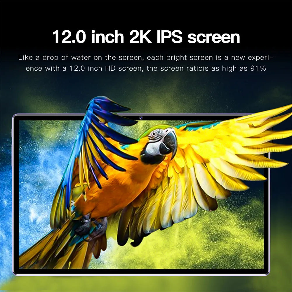2025 New Original P60PRO Tablets 12inch Global Version HD Tab Android