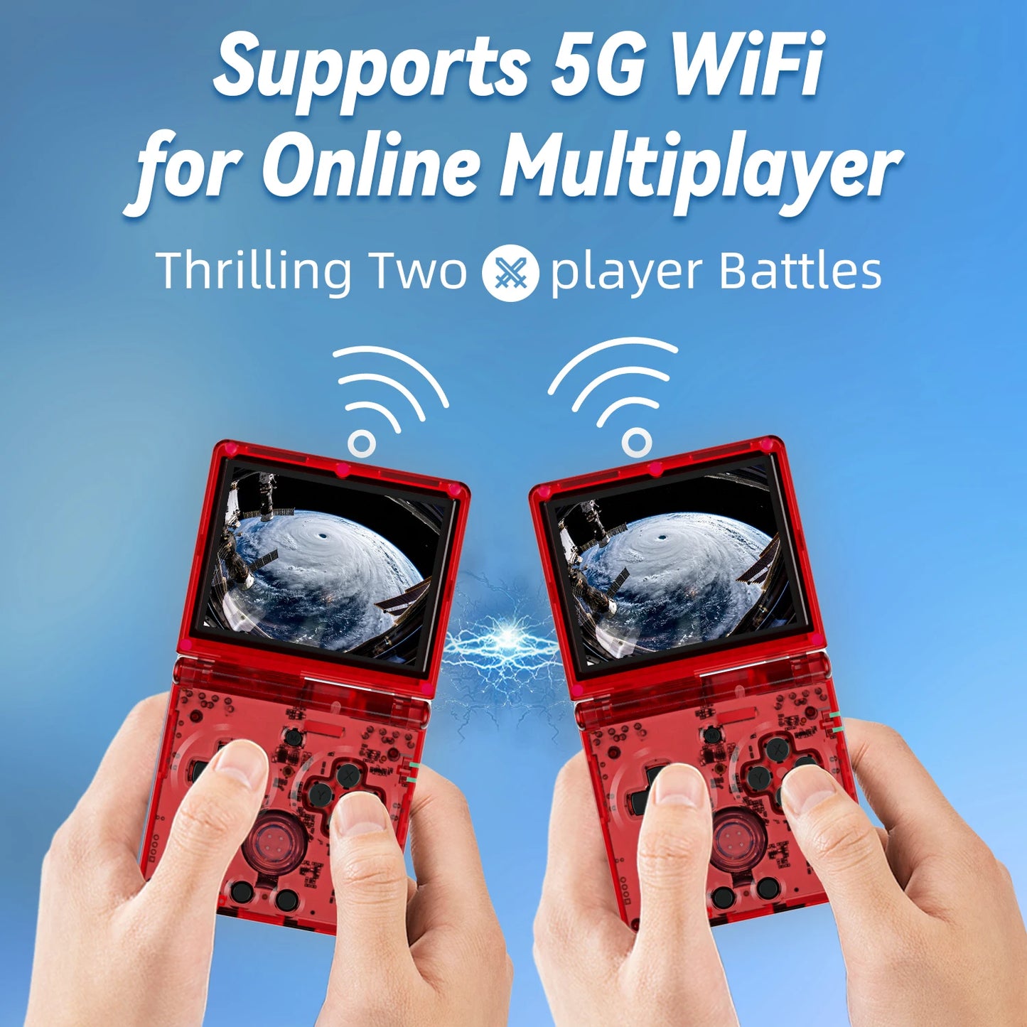 Flip Retro Handheld Game Console Linux 64bit WiFi Bluetooth
