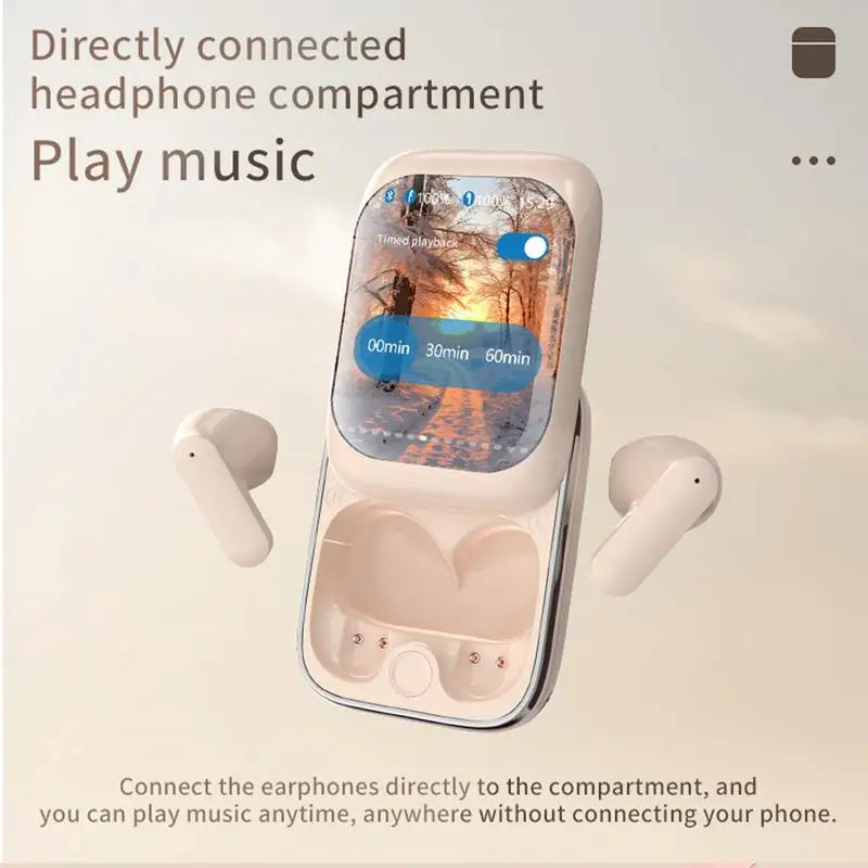 Touch Screen Earbuds Smart Earbuds Wireless Earbuds
