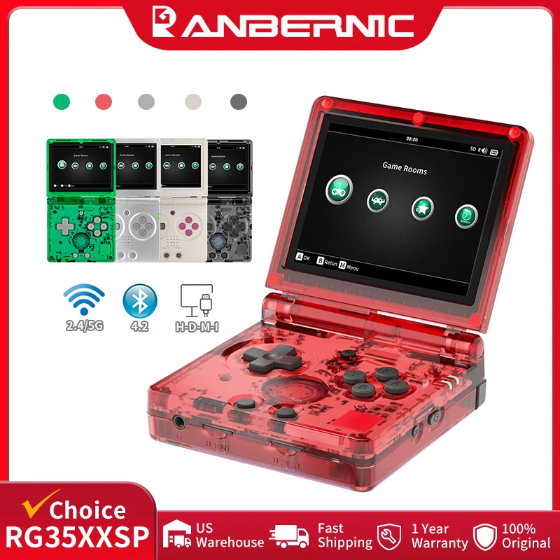 Flip Retro Handheld Game Console Linux 64bit WiFi Bluetooth