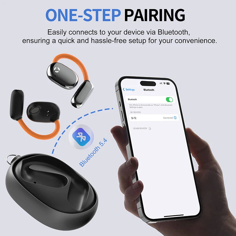 True Open Ear earbuds Wireless Headphones with Enhanced Sound,Lightweight