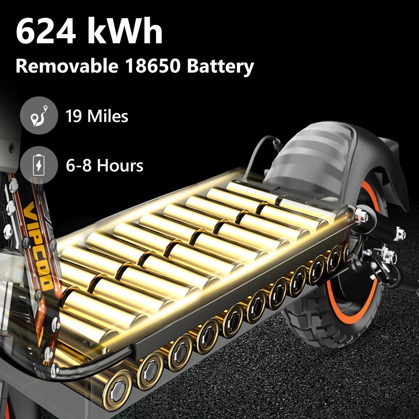 eScooter 700W Motor 48V13AH Battery Portable Folding Design