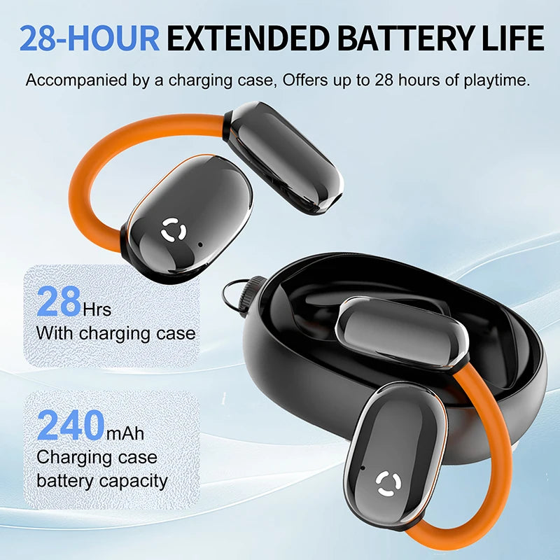 True Open Ear earbuds Wireless Headphones with Enhanced Sound,Lightweight