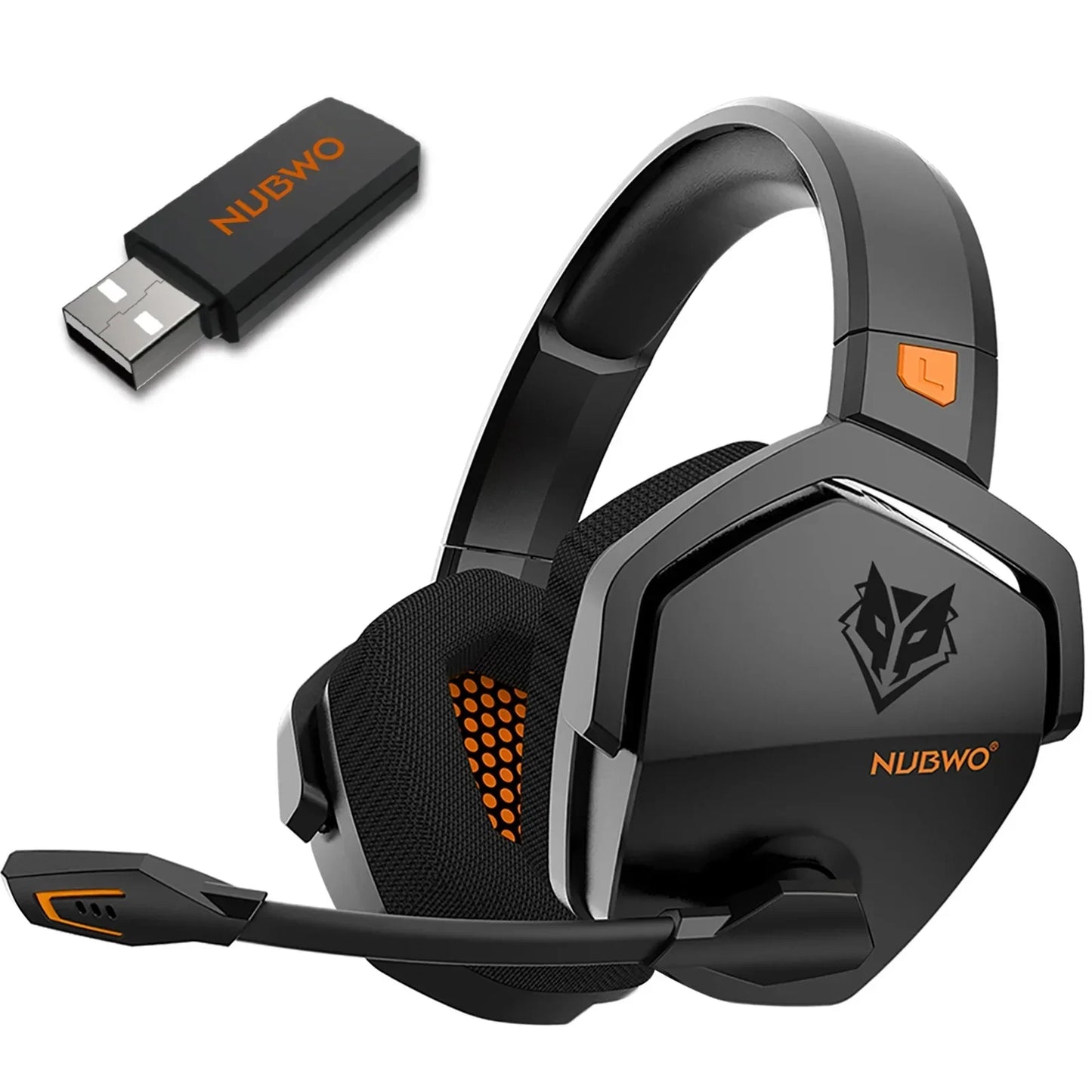 2.4G Dual Wireless Gaming Headset 5ms Low Latency 7.1 Surround