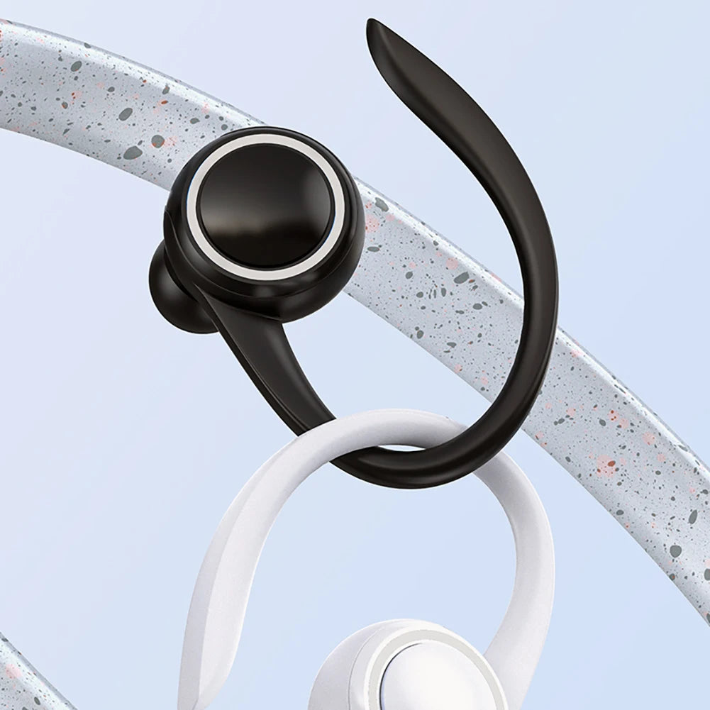 Wireless Bluetooth-compatible Earphone Hanging Ear Sports Waterproof.