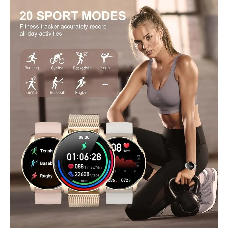 Smart Watch for Women (Answer/Make Call), Fitness Tracker for Android
