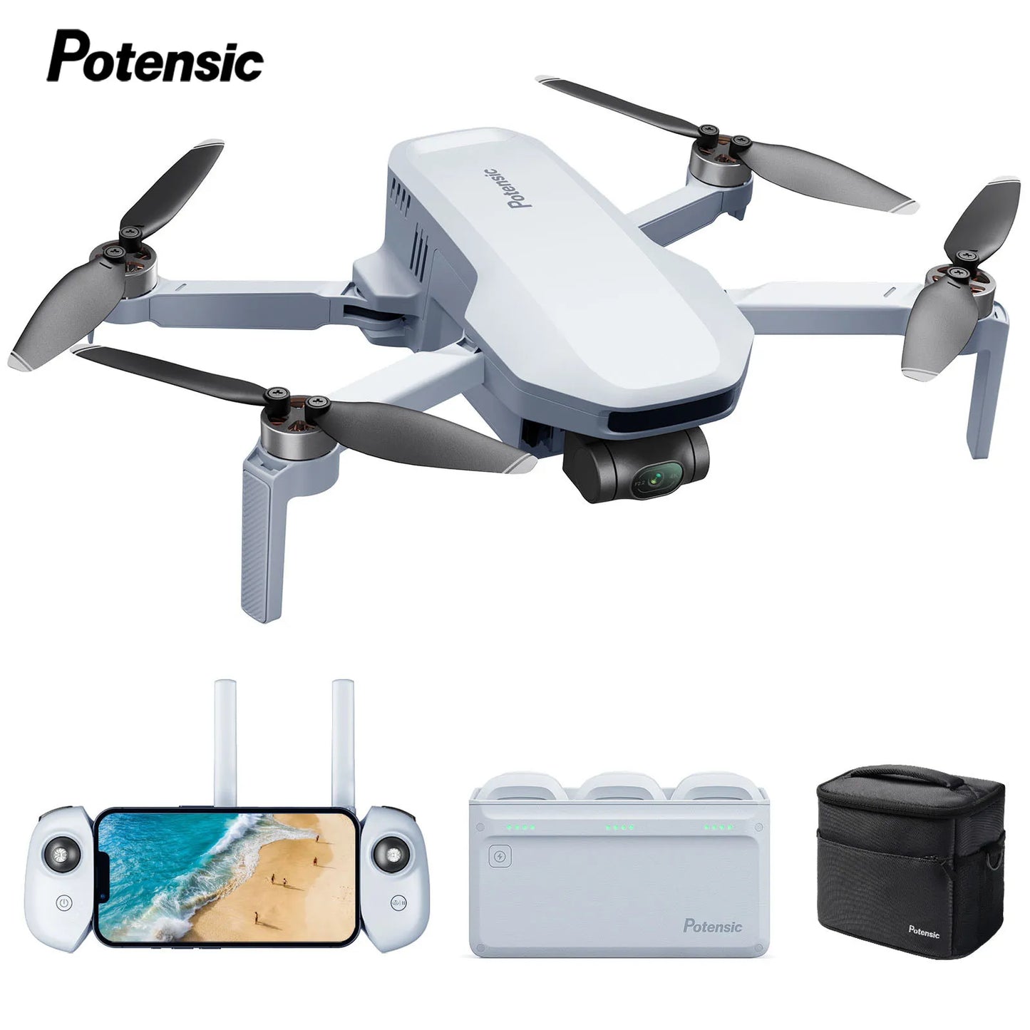 Mini Drone 3 Axis Gimbal 6KM GPS 4K Professional Camera Drones Brushless