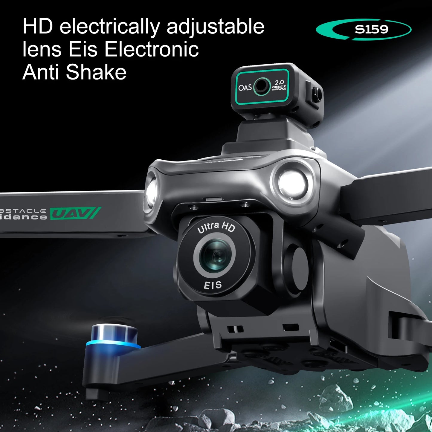2025 Long-Endurance (2Batteries 45min) GPS Drone Dual Cameras LCD Remote