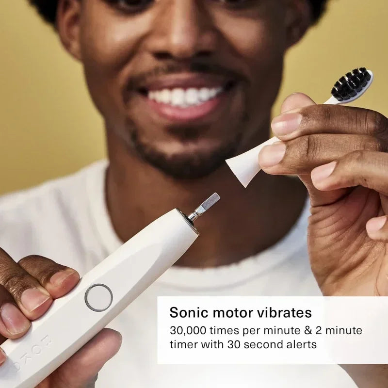 Electric Toothbrush for Adults w/2 Heads-Rechargeable Sonic
