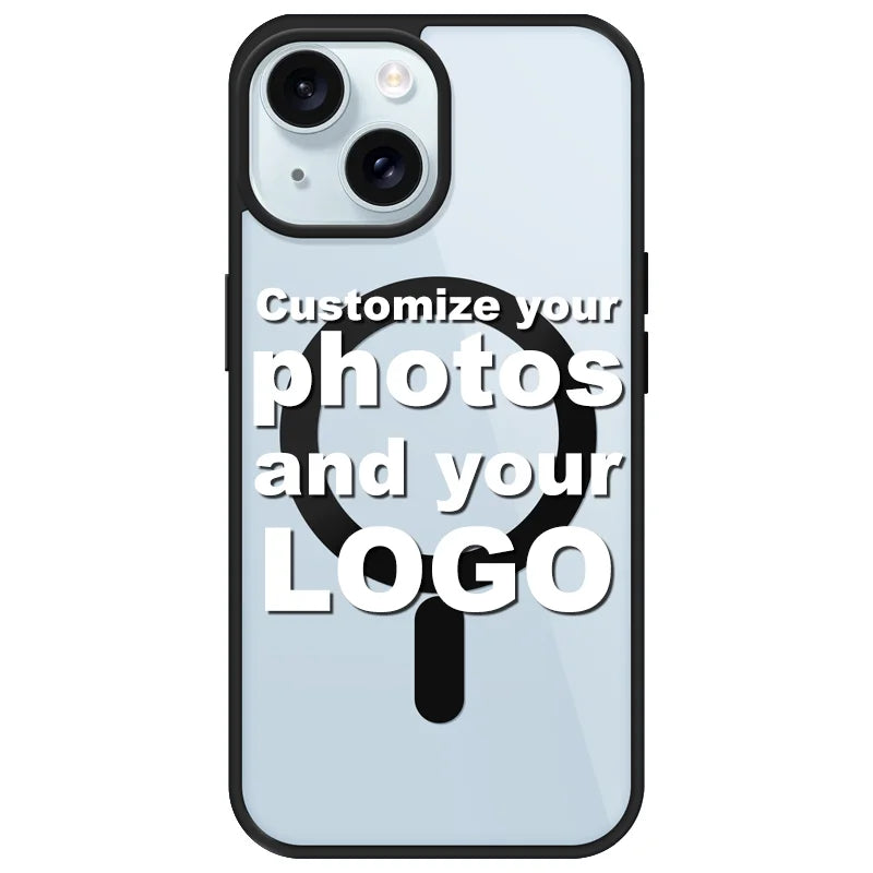 Magnetic Pattern Customized Acrylic Matte Phone Case