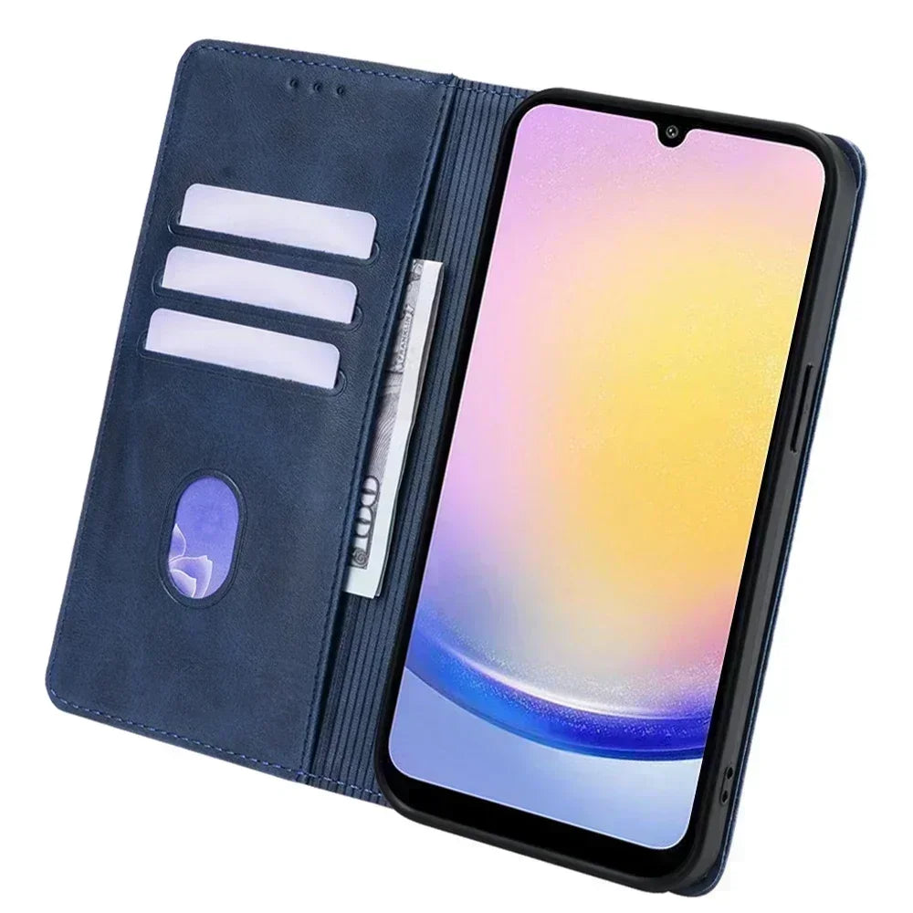 Business Leather Phone Case for Samsung Galaxy A55 A35 A15 A25 A54 A34