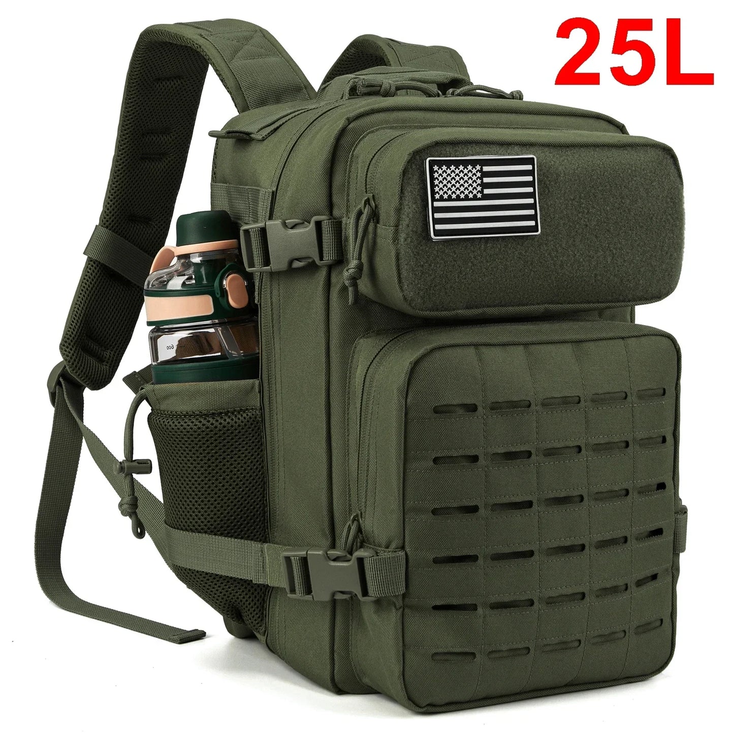 25L Tactical Backpack Outdoor Bag Fitness Backpack MOLLE Backpack Women's/Men's
