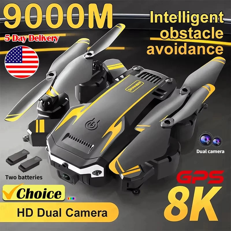 GPS Drone 4K Professional HD Camera Foldable Quadcopter RC Helicopter