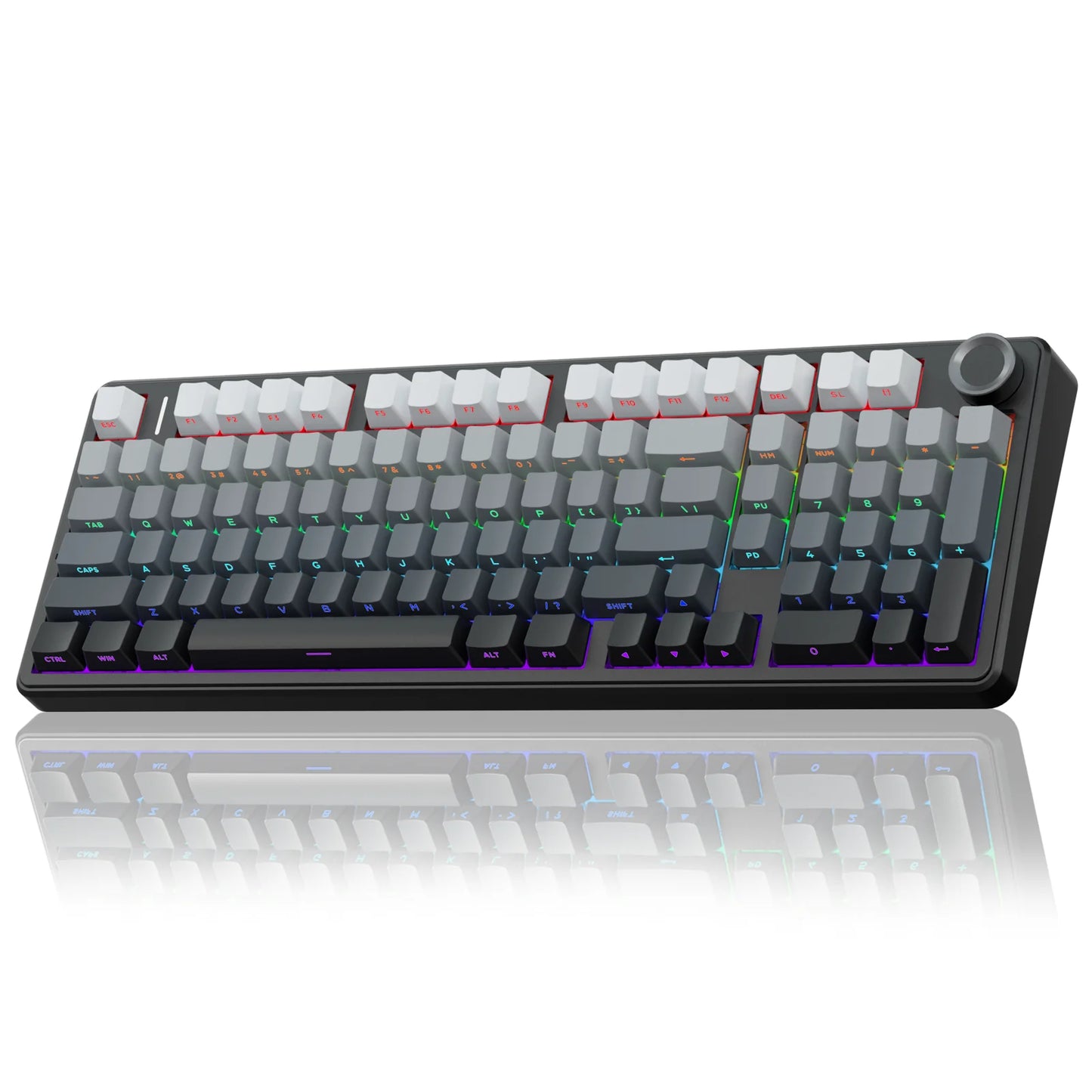 Wireless Gaming Keyboard Gasket Structure Compatible with 3/5 Pins