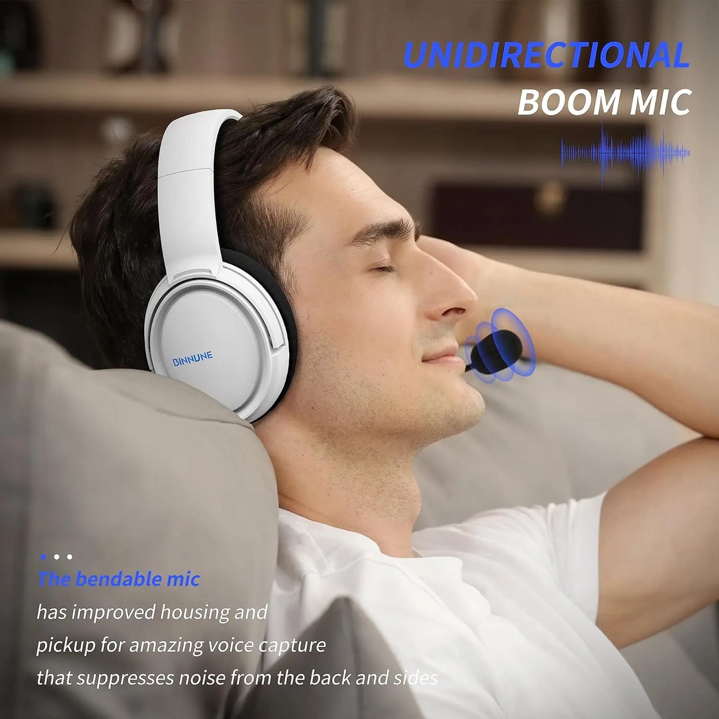Gaming Headset with Mic for PS4 PS5 Xbox Series X|S Xbox One PC Switch