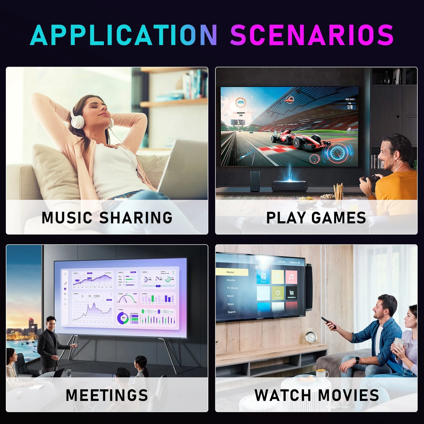 Android Smart TV WIFI6 smart Streaming Media Player