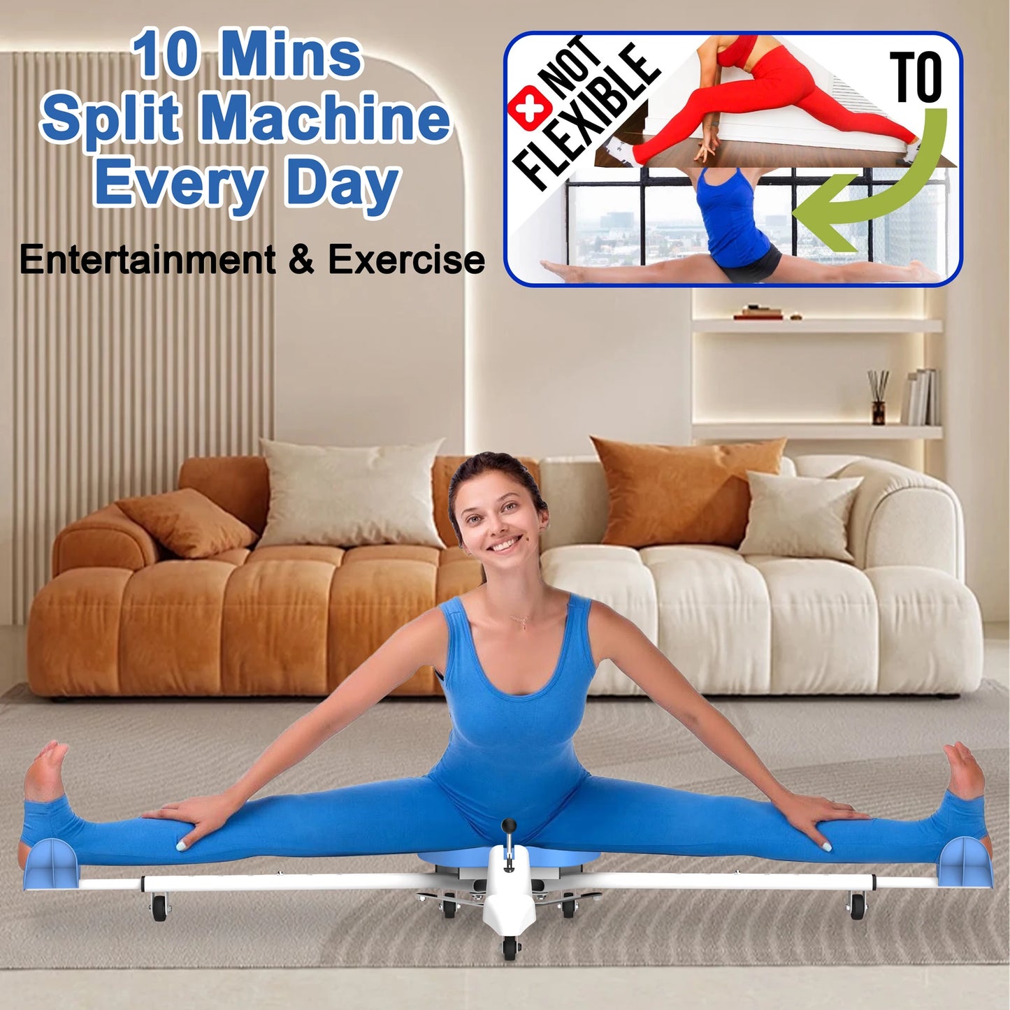 Split Machine - Leg Split Stretching Machine, Splits Trainer Adjustable,