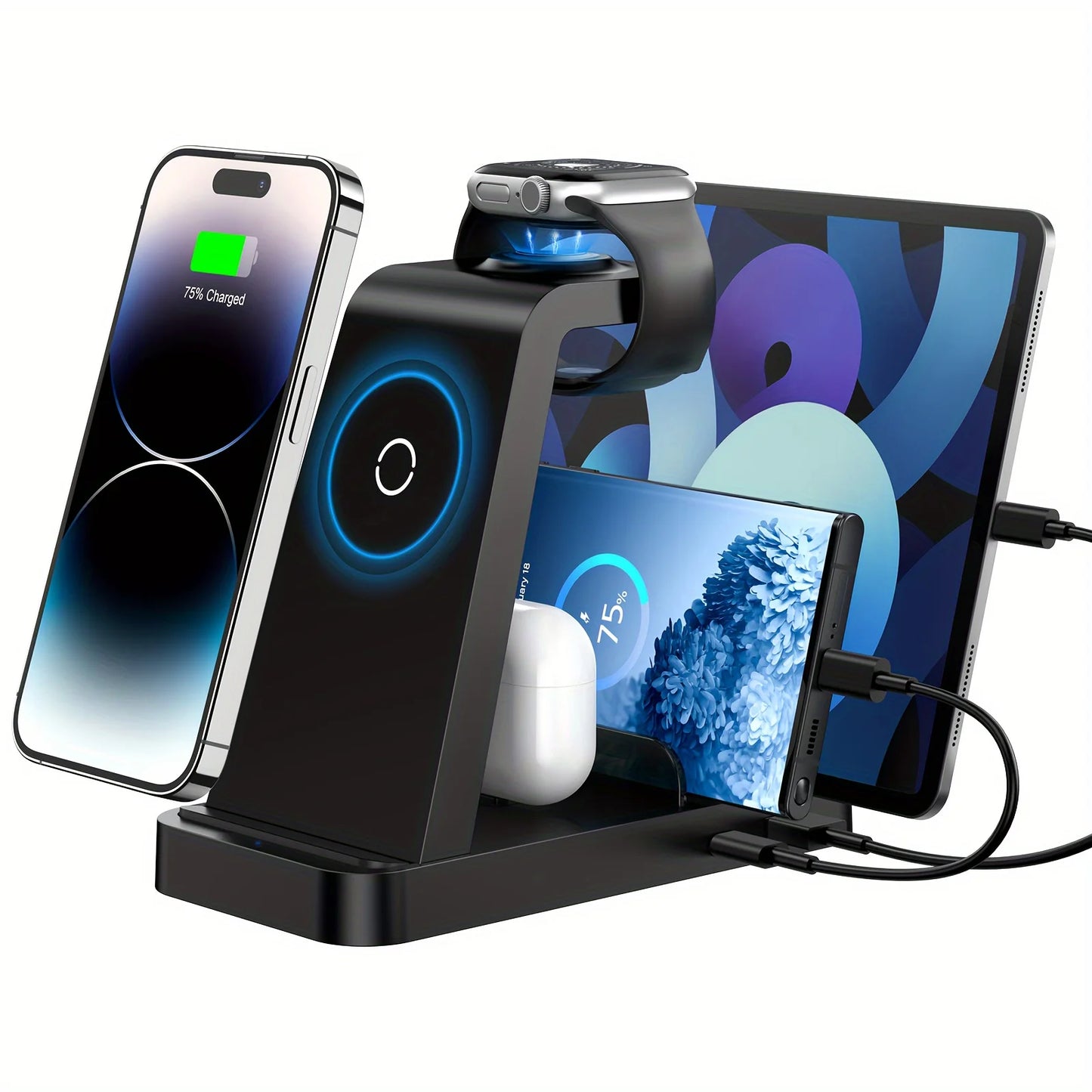 5-in-1 Fast Wireless Charging Station for Multiple Devices for iPhone