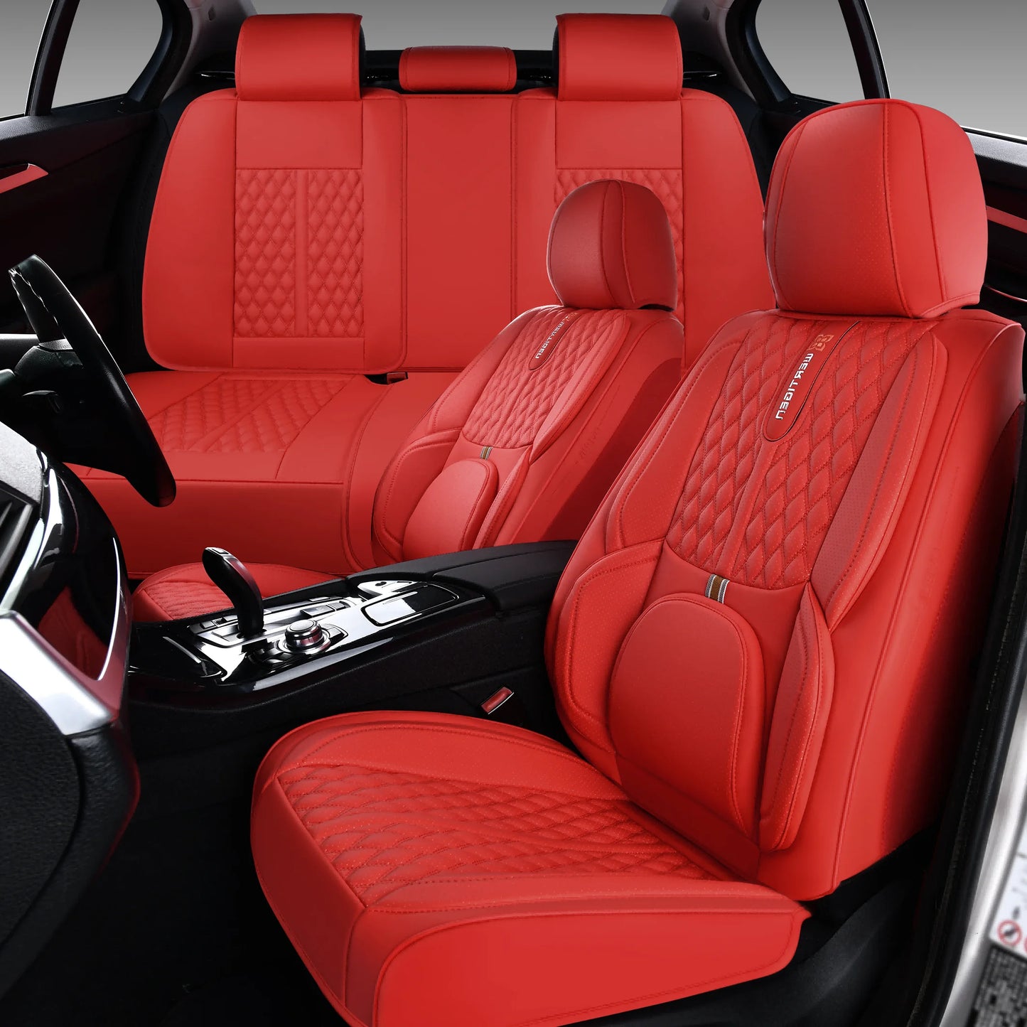 Car Seat Covers For Toyota 4runner/Camry/Corolla/Prius/Tundra/Venza/Yaris,Waterproof Leather, 5-Seat Full Set