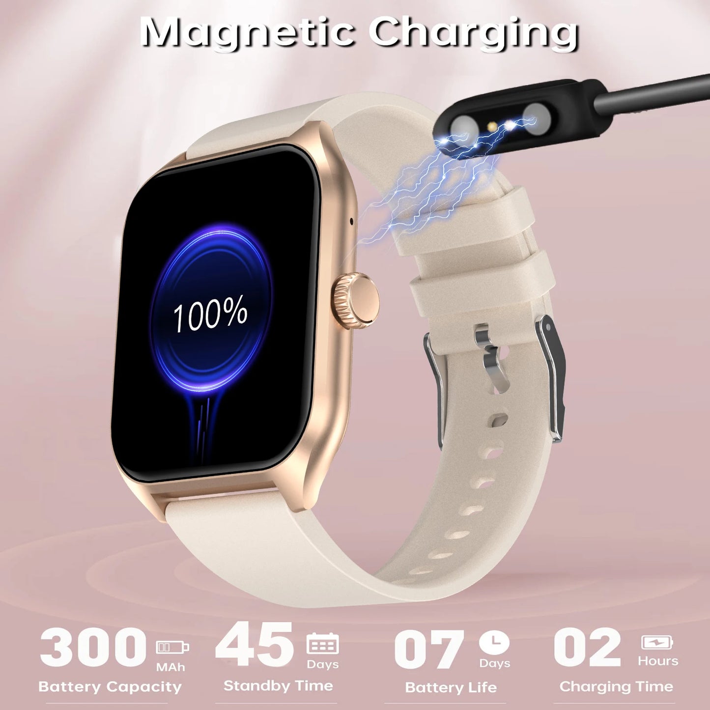 AI Voice Smart Watch for Men Women, HD Screen Activity Trackers