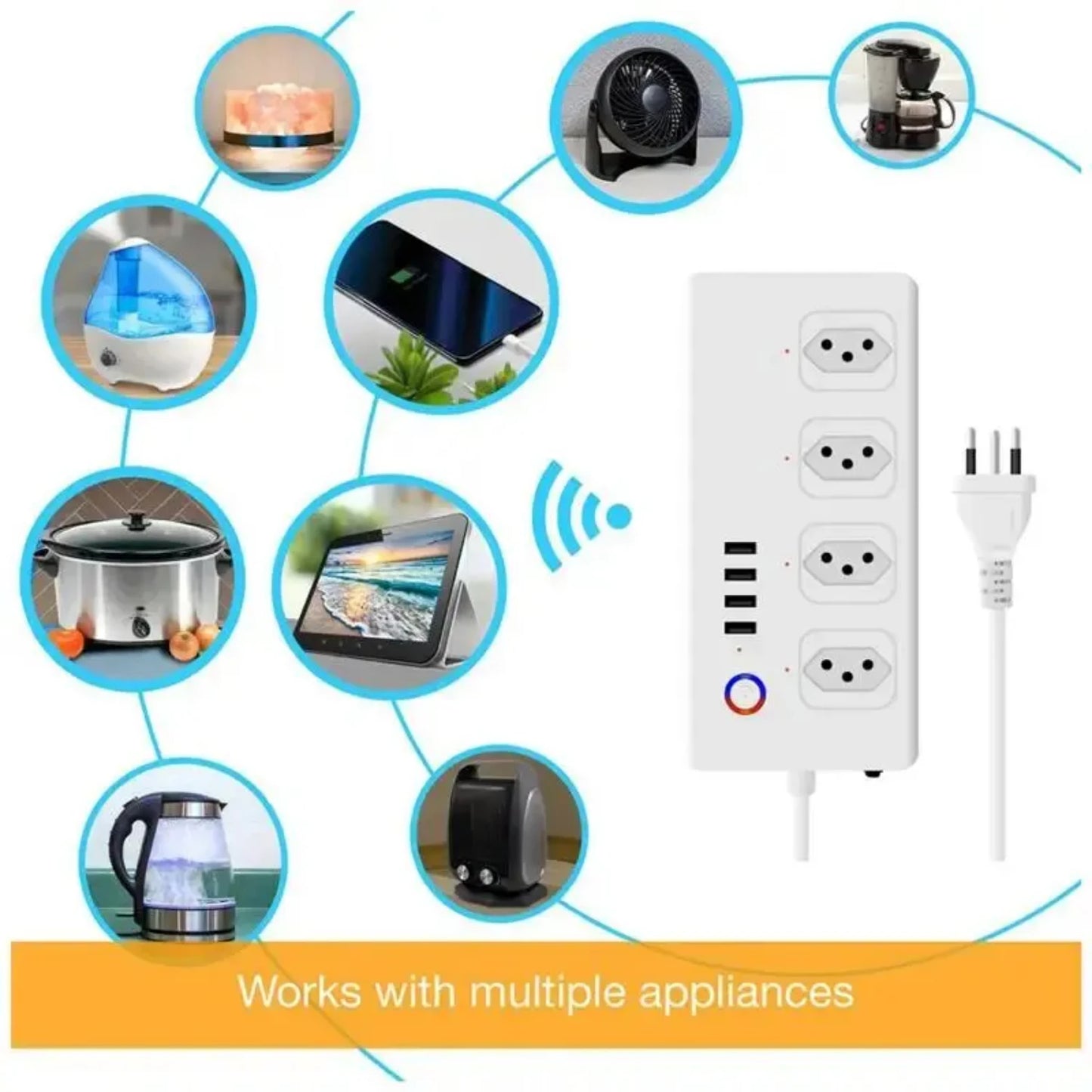 Ultimate Connectivity Power Plug with Alexa Voice Assistant & WiFi