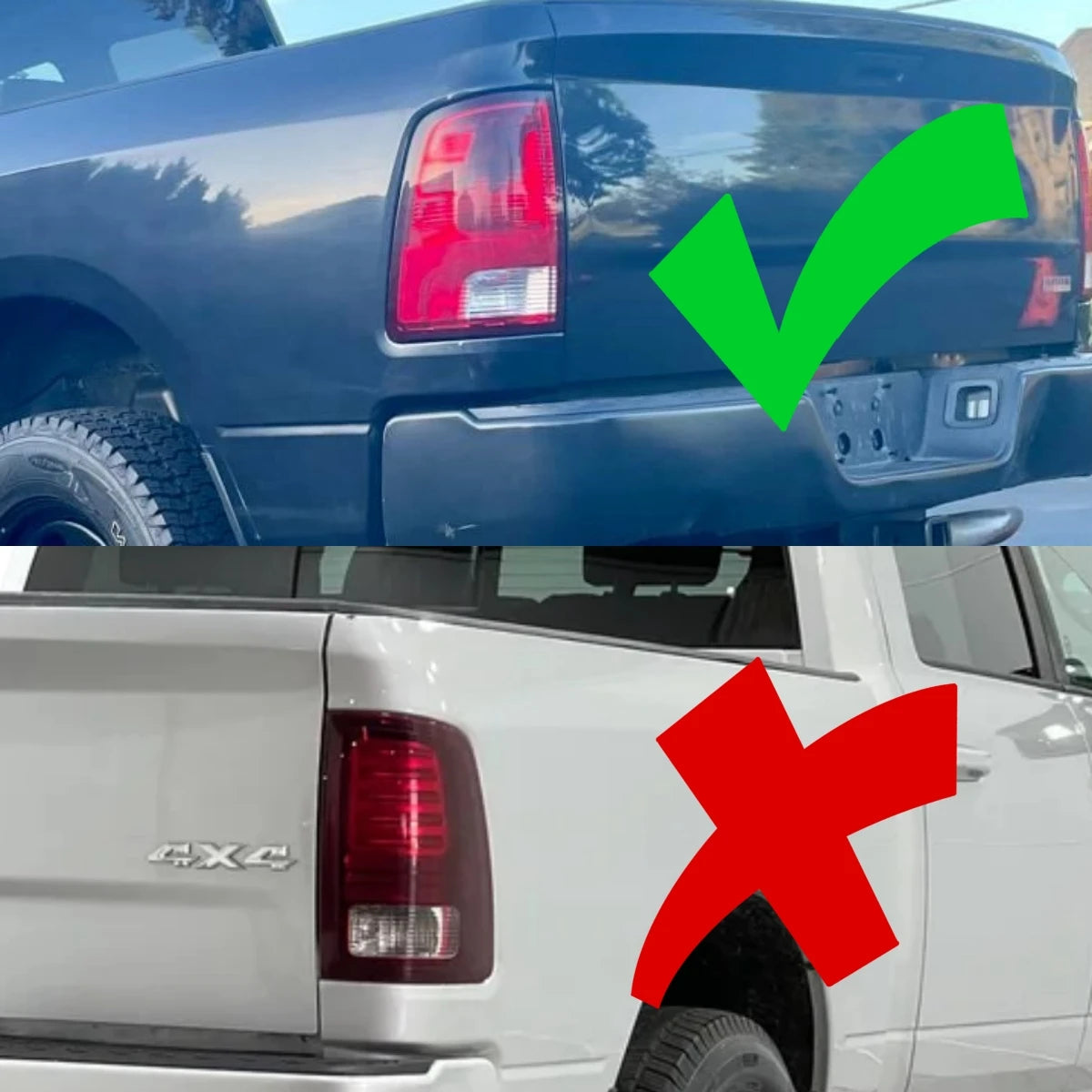 LED Tail Lights for Dodge Ram 1500 2500 3500 4th Gen Rear Lamps Start-up Animation Sequential Turn Signal Assembly