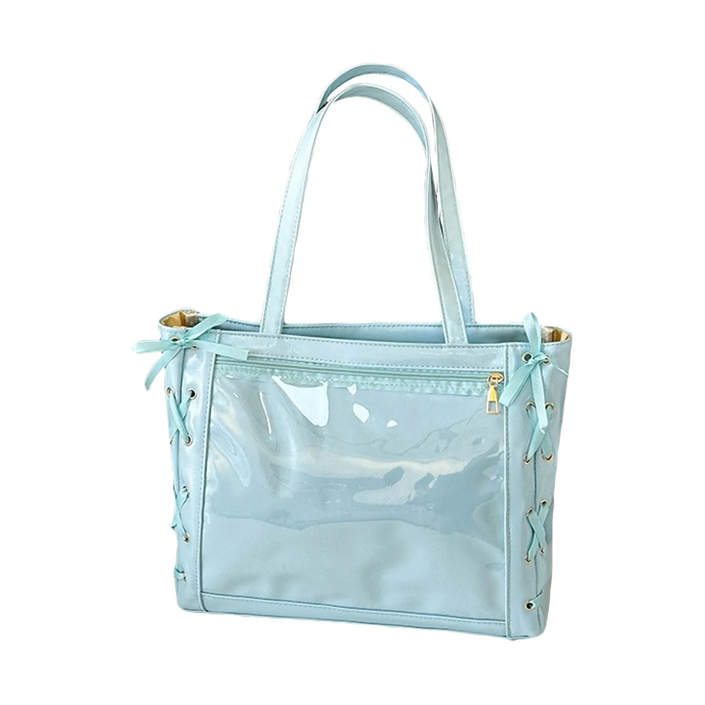 Japanese Kawaii Girls Itabag Large Capacity Pu Leather Shoulder Bag 2025
