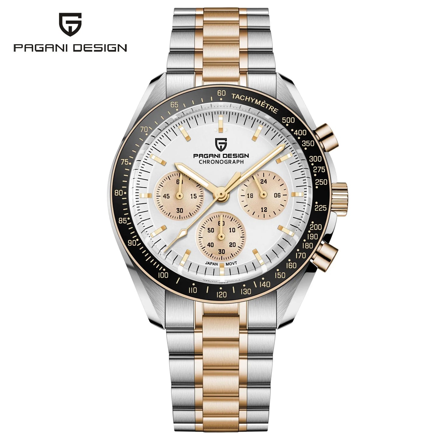 2025 New DESIGN Moon Men's Watches Gold Luxury Quartz Watch For Man