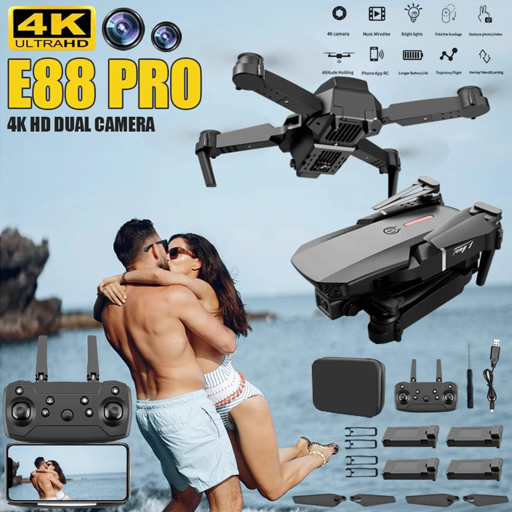 remote control drone 4K Professional Edition with 2/4 battery