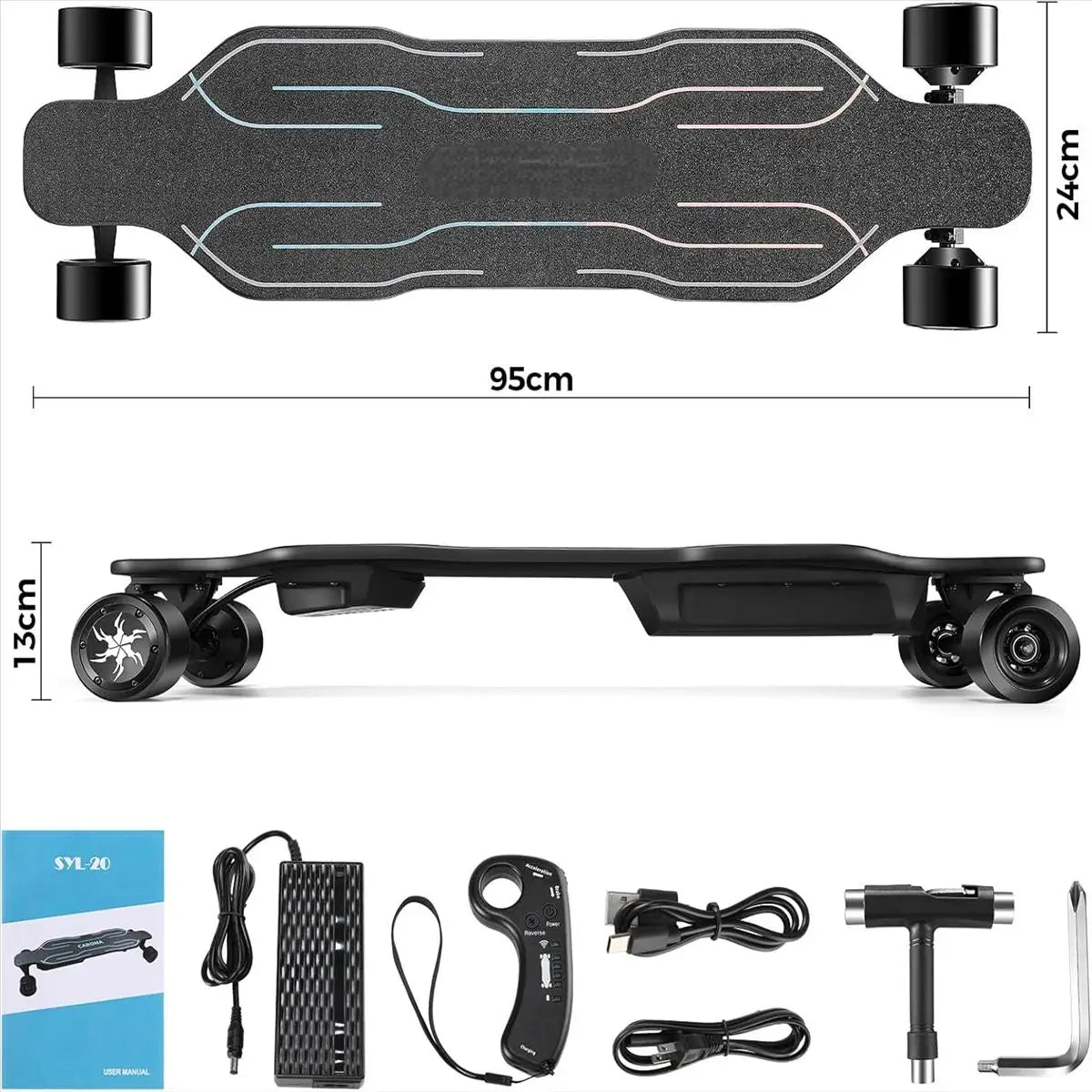 Electric Skateboards Longboards Dual-Drive Electric Scooter
