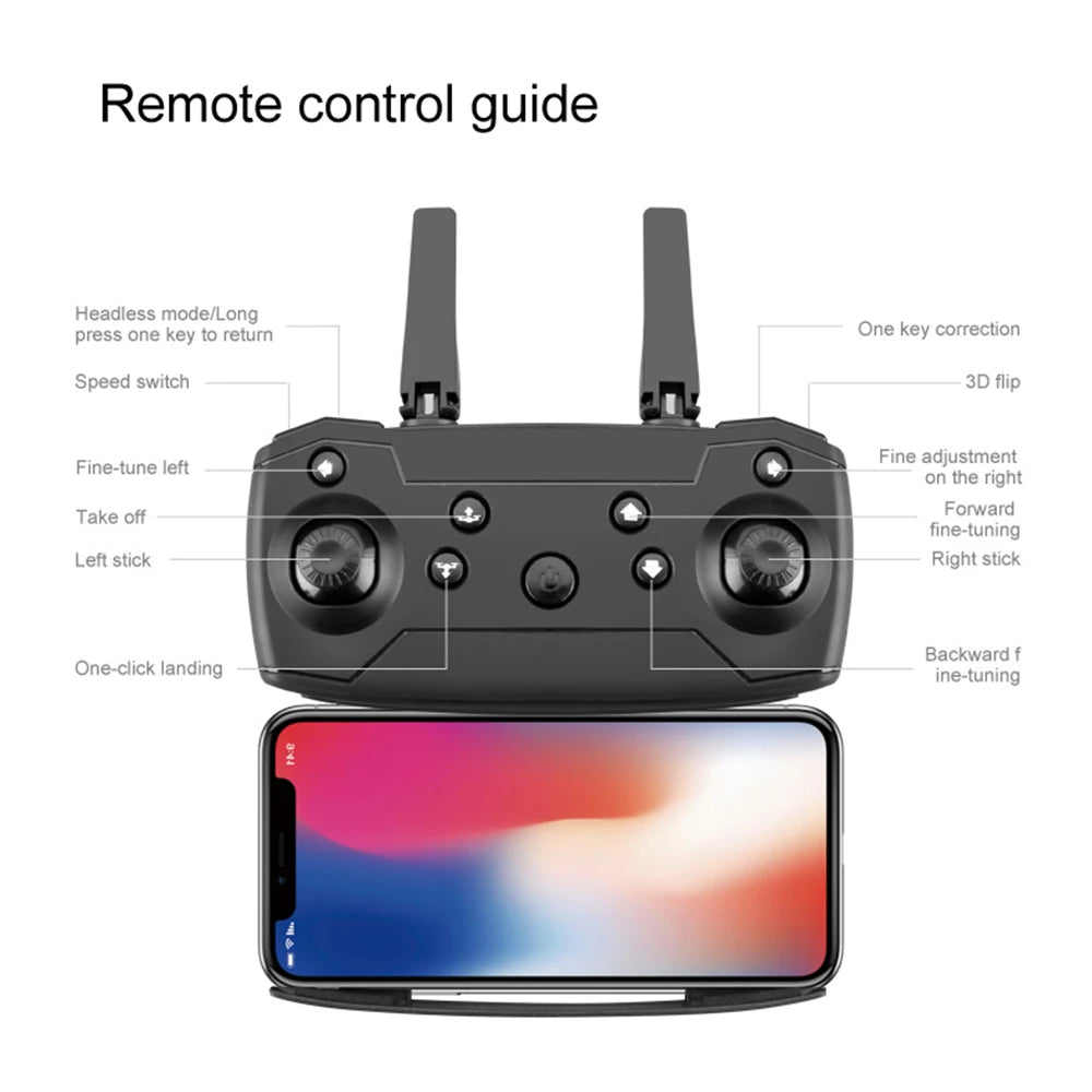 2025 E88 New HD Dual Camera Dron-Ultra Long Life 4K Video Capability,