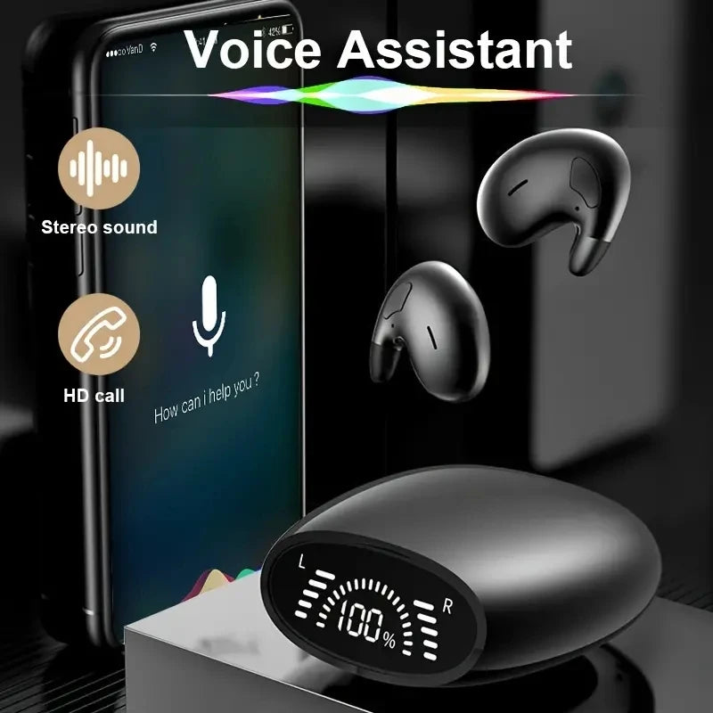 Mini Headphones Bluetooth Invisible Wireless Headset,Sleep Earphone With Mic