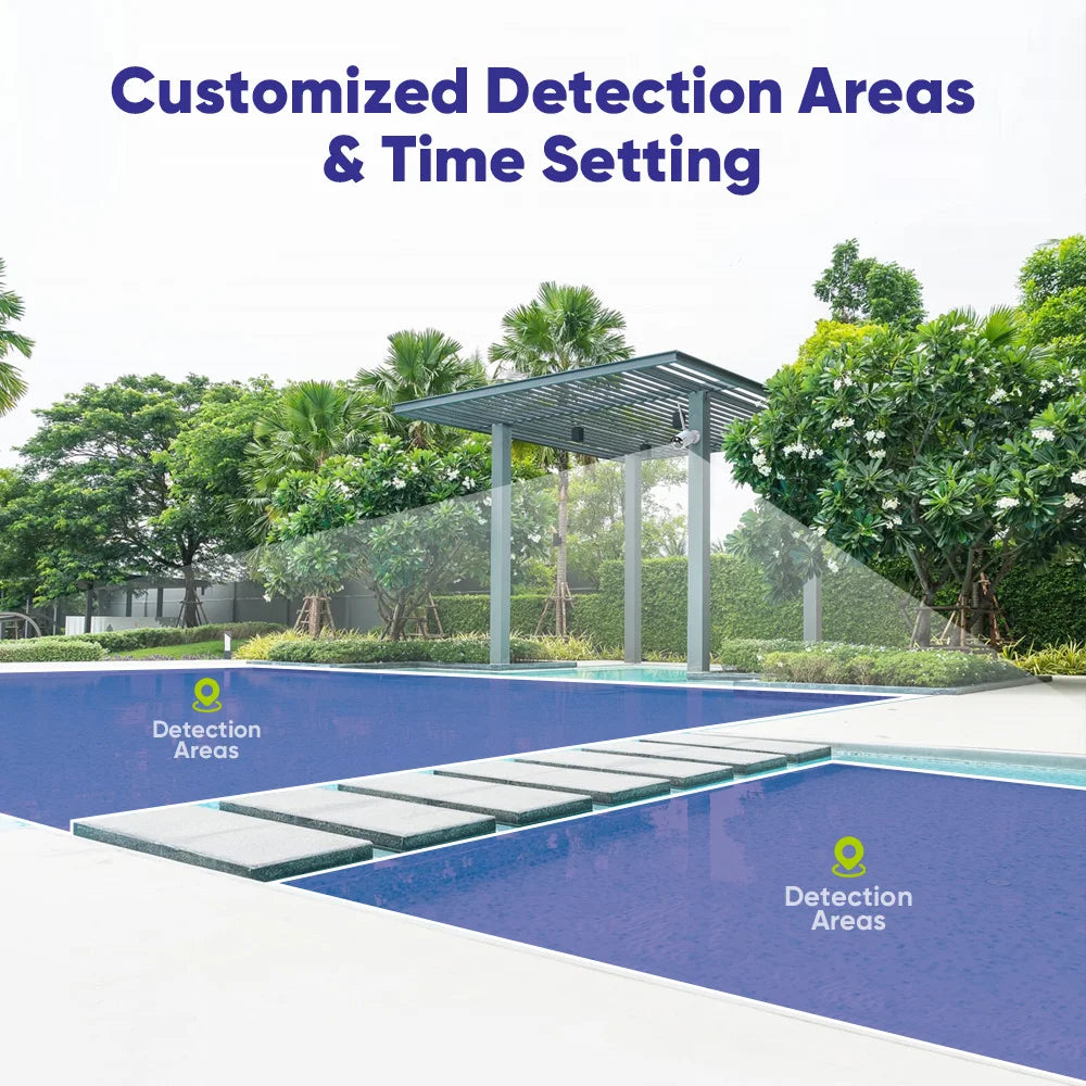 6PCS 5MP Wifi Camera IP Outdoor 10CH NVR Two-way Audio Wireless Audio Video Security