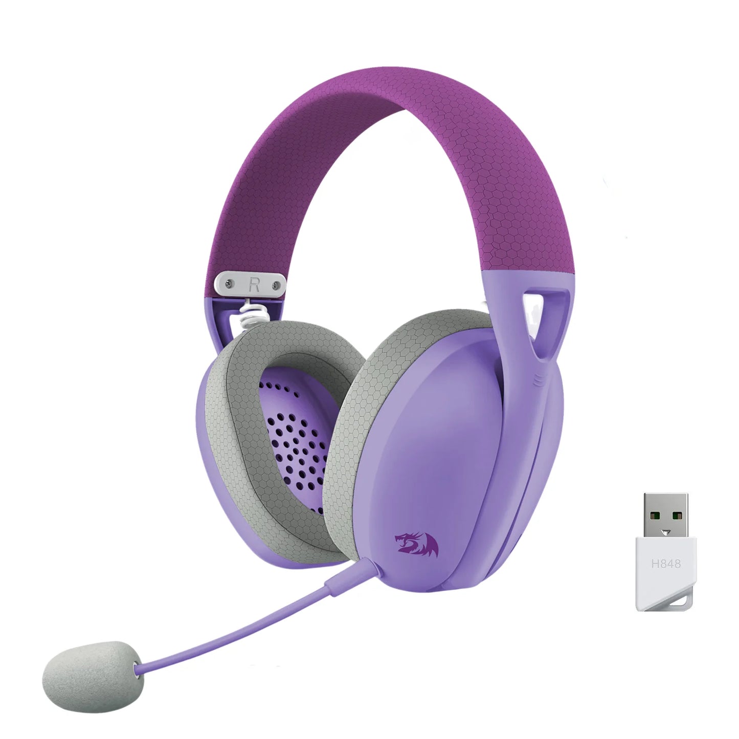 Redragon H848 Headset Bluetooth Wireless Gaming Lightweight 7.1 Surround Sound