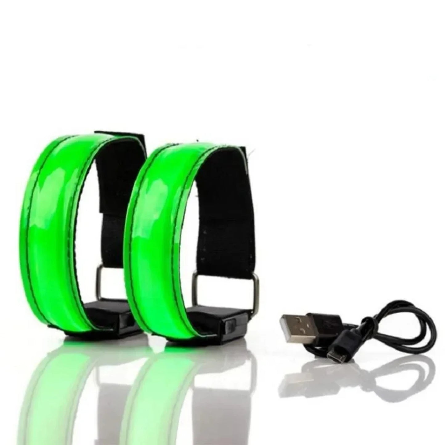 USB Charging Luminous Night Armband Bracelet Safety Belt