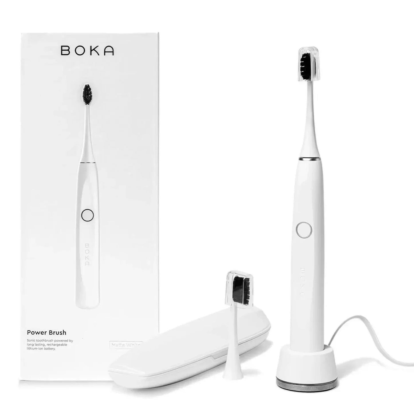 Electric Toothbrush for Adults w/2 Heads-Rechargeable Sonic