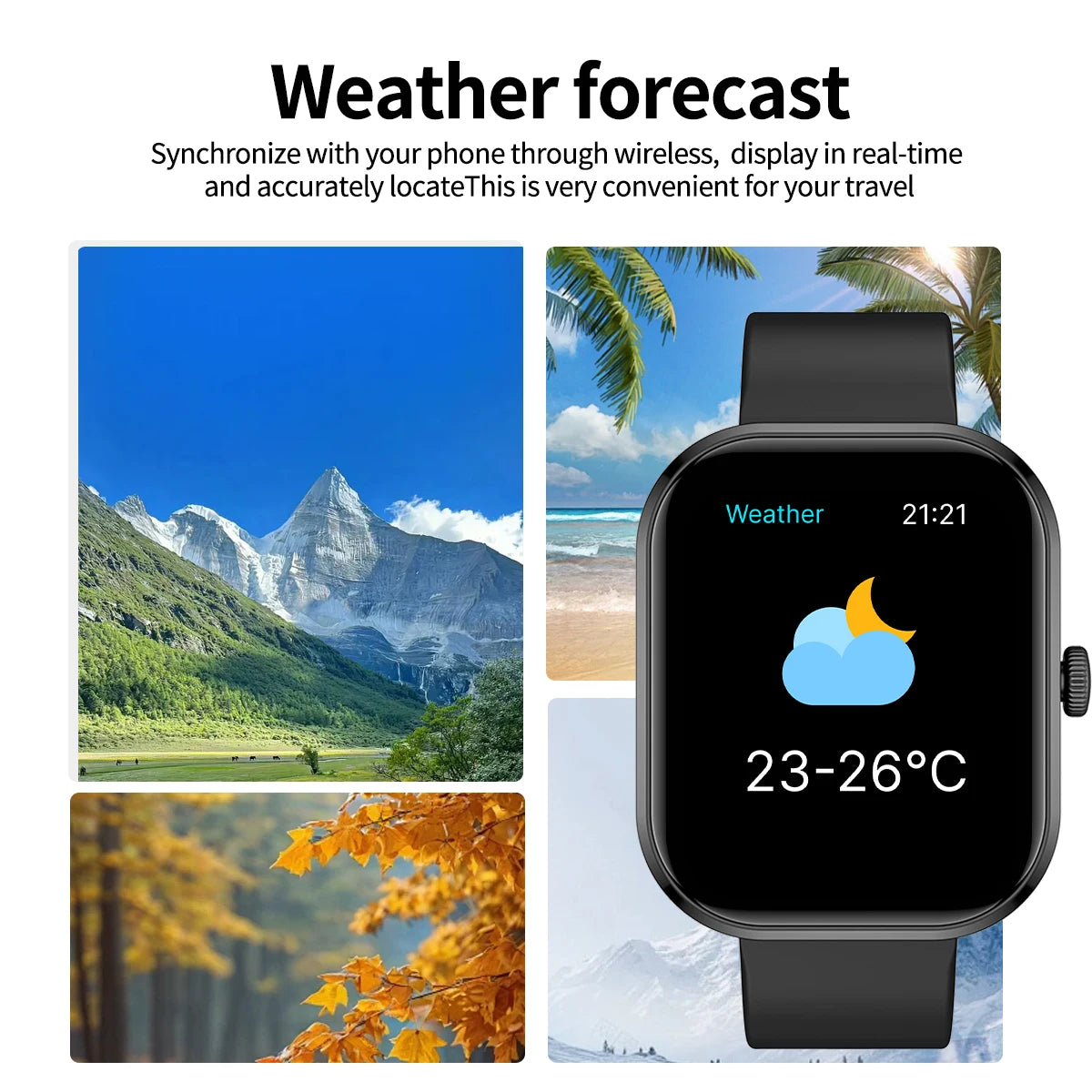 Smart Watch Men Women Multifunctional Smartwatch Bluetooth